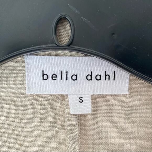Bella Dahl Linen Sleeveless Belted Blazer NWTs Tan size small - Picture 13 of 13
